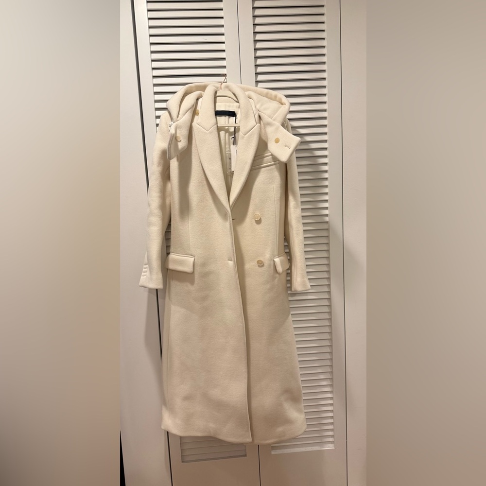 Proenza Schouler Cream Teddy Jacket - Picture 2 of 16